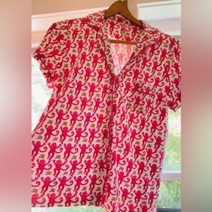 🙈-Roller Rabbit Pajama Top-🙈